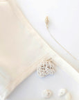 Briar Baby Ivory Linen Bonnet