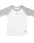 Neutral Grey Raglan Tee