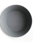 mushie kids bowl dinnerware smoke