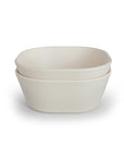 mushie kids square bowl dinnerware ivory