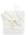 Hooded Bath Towel Vanilla Bunny