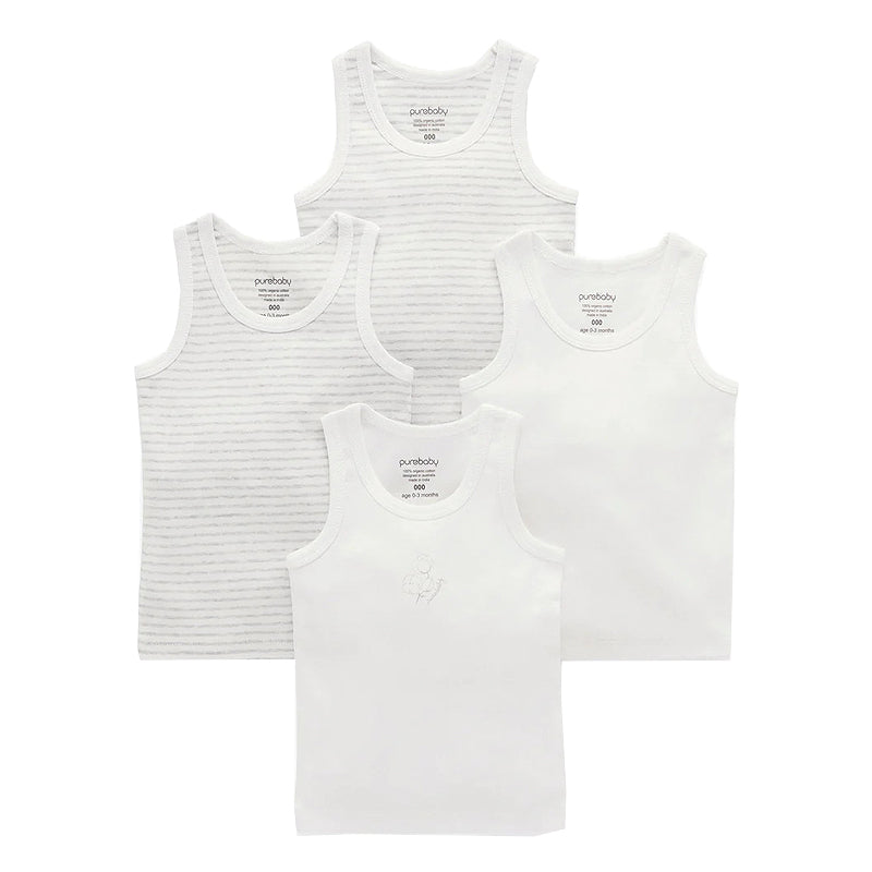 organic cotton baby singlet