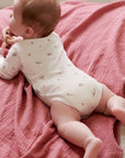 purebaby long sleeve bodysuit organic cotton baby clothes