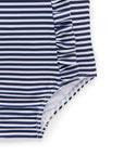 purebaby organic french stripe swimsuit baby
