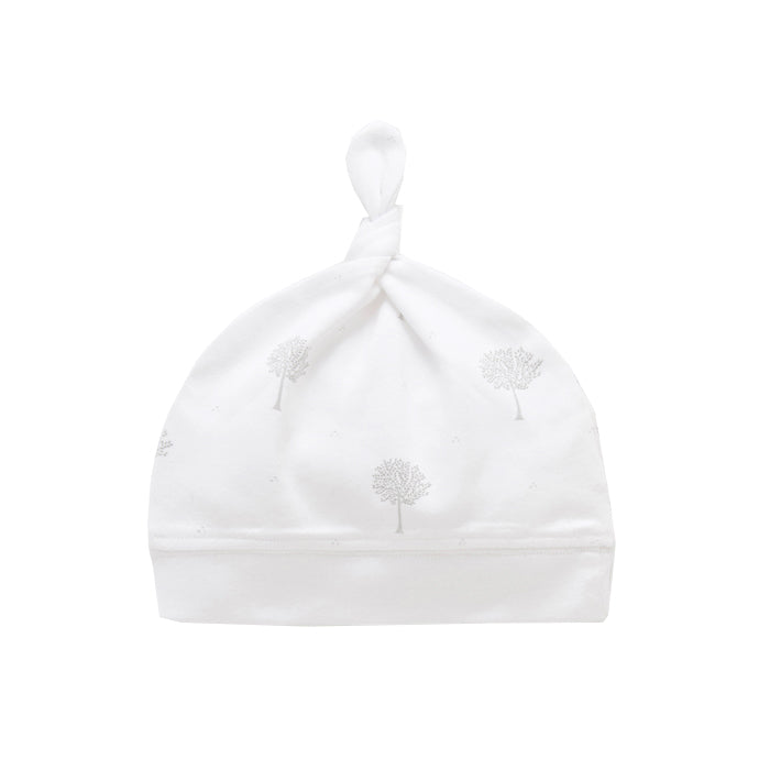 purebaby organic cotton knot hat baby