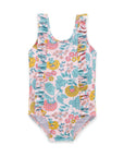 purebaby organic sweet marigold swim suit baby toddler swim