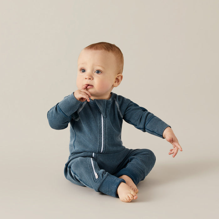 sapling child organic cotton babywear zip romper