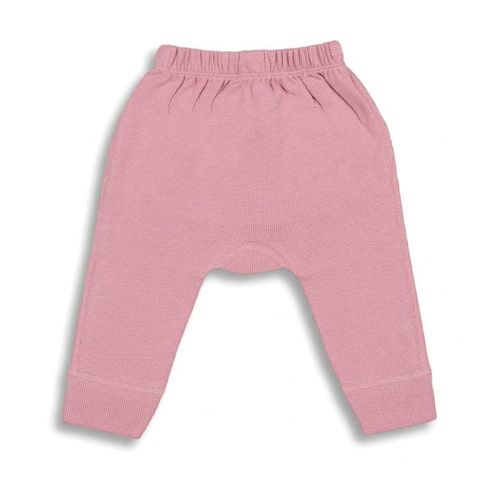 sapling child bramble pink waffle pants baby pants