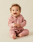 baby travel winter zipsuit romper