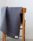 Inner Pile Bath Towel Navy