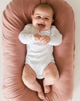 baby on snuggle me organic infant lounger cover only gumdrop